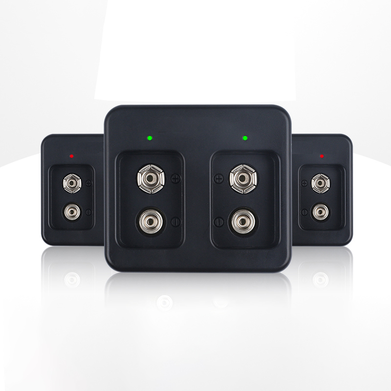 SİYAH 2X9 VOLT PİL ŞARJ CİHAZI (4812)