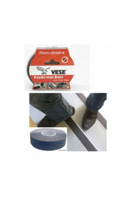 SİYAH KAYDIRMAZ BANT 25MM X 5MT (4812)