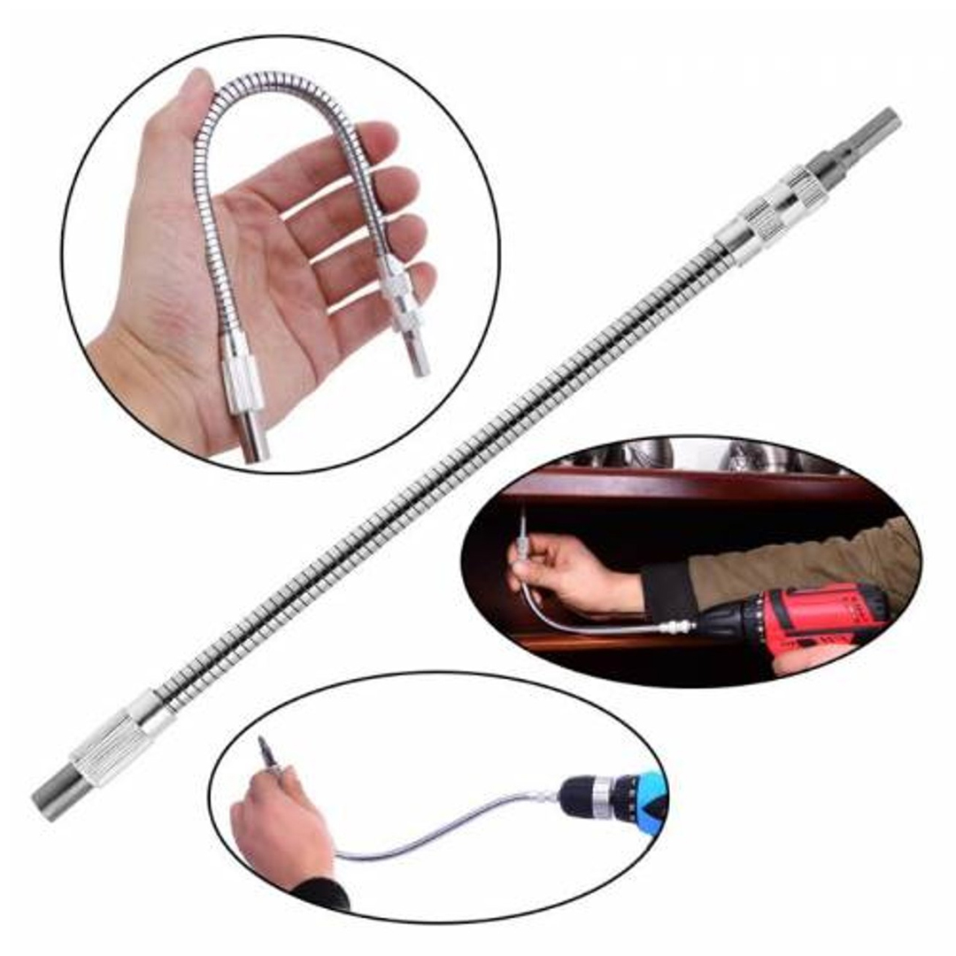 SNEK BÜKÜLEBİLİR MATKAP UZATMA HORTUMU 1/4 BİTS UCU 400MM (4812)