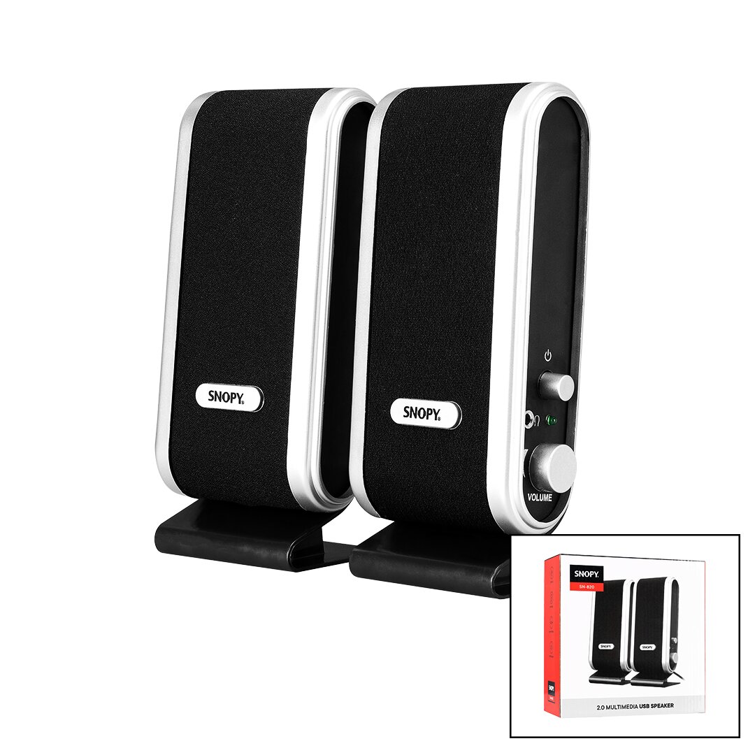 SNOPY SN-820 USB 2.0 MULTİMEDYA 1+1 HOPARLÖR SPEAKER SET 4W (4812)