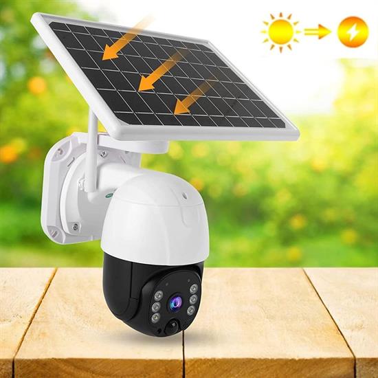 Solar Panelli Su Geçirmez Gece Görüş Destekli Wifi Bağlantılı Güvenlik Kamerası (4812) Solar Panelli Su Geçirmez Gece Görüş Destekli Wifi Bağlantılı Güvenlik Kamerası (4812)