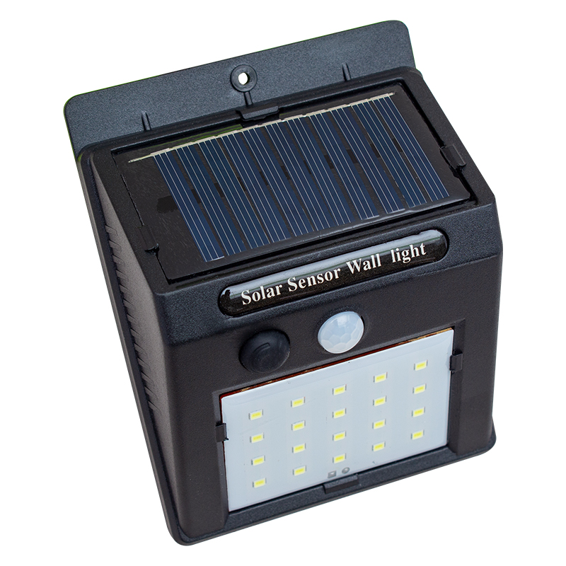 SOLAR SENSÖRLÜ DUVAR TİPİ 20 LEDLİ DUVAR APLİK (4812)