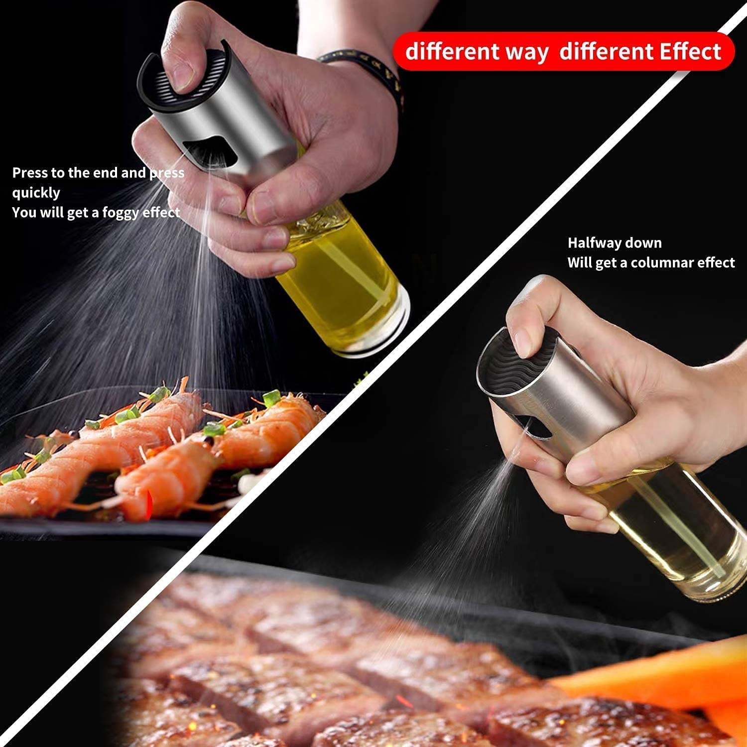 Sprey Cam Şişe Zeytinyağı, Sirke Yağ Püskürtücü Yağdanlık 100 ml (4812) Sprey Cam Şişe Zeytinyağı, Sirke Yağ Püskürtücü Yağdanlık 100 ml (4812)