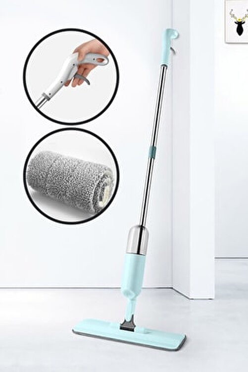 Sprey Mop Temizlik Seti 1 Yedek Mop Bez (4812) Sprey Mop Temizlik Seti 1 Yedek Mop Bez (4812)
