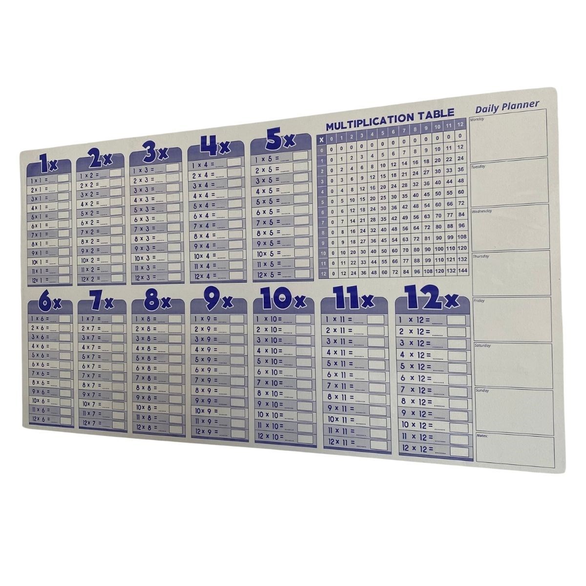 Statik Akıllı Kağıt Ingilizce Çarpım Tablosu 100x56 Cm(1 Adet Silgili Kalemli) (4812) Statik Akıllı Kağıt Ingilizce Çarpım Tablosu 100x56 Cm(1 Adet Silgili Kalemli) (4812)