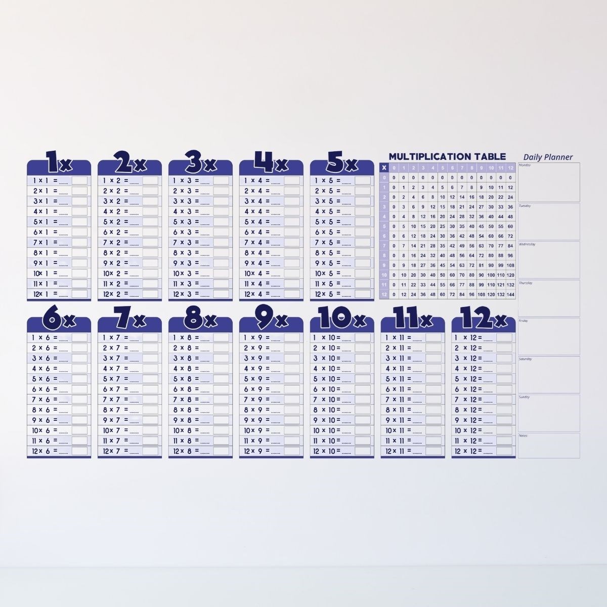 Statik Akıllı Kağıt Ingilizce Çarpım Tablosu 100x56 Cm(1 Adet Silgili Kalemli) (4812) Statik Akıllı Kağıt Ingilizce Çarpım Tablosu 100x56 Cm(1 Adet Silgili Kalemli) (4812)