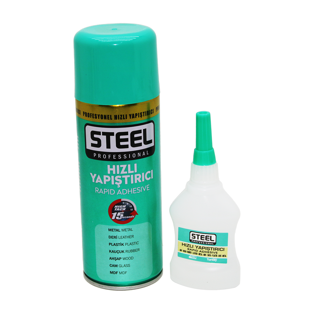 STEEL 400ML+60GR BÜYÜK HIZLI YAPIŞTIRICI (4812)