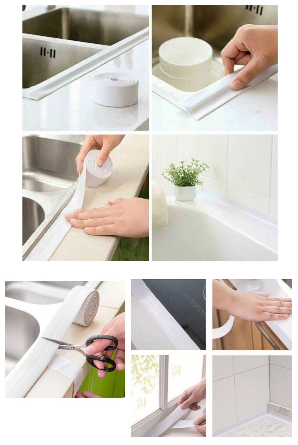 Su Sızdırmaz Bant Lavabo Küvet Kenar Bandı (3.2m) (4812)
