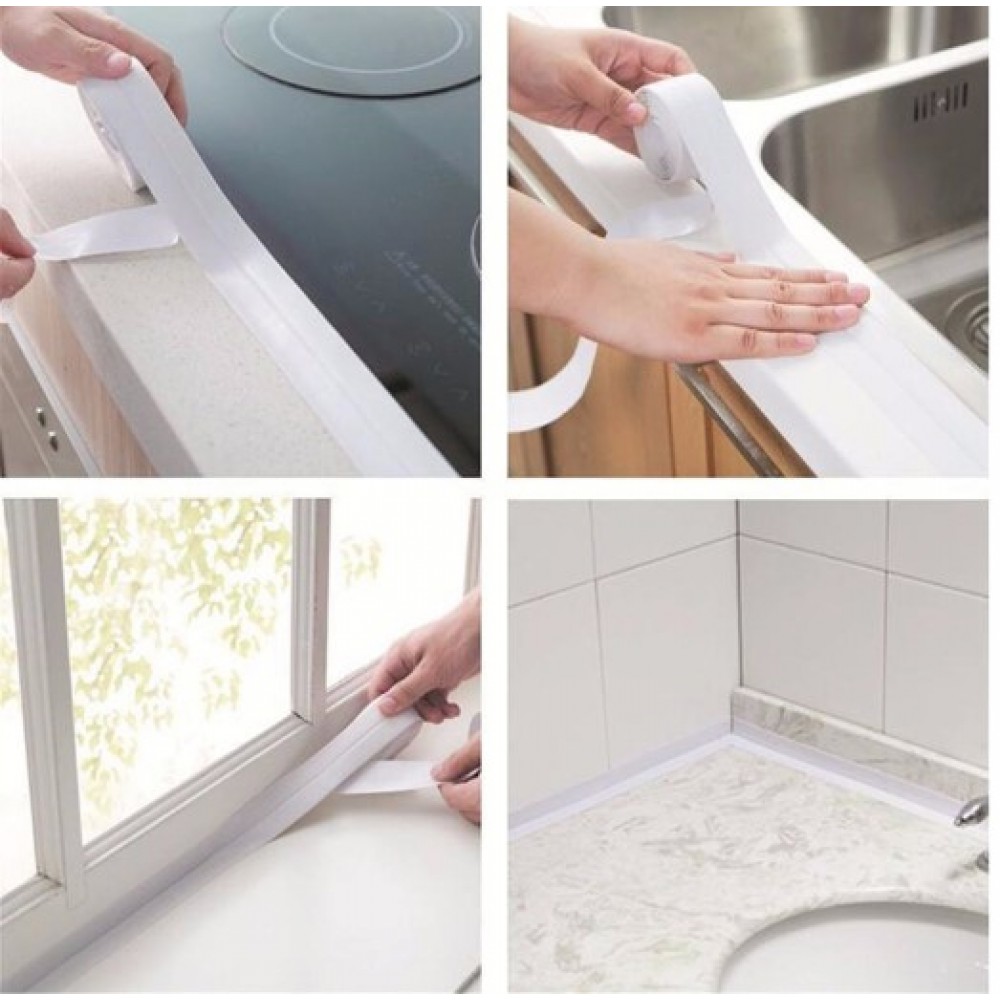 Su Sızdırmaz Bant Lavabo Küvet Kenar Bandı (3.2m) (4812) Su Sızdırmaz Bant Lavabo Küvet Kenar Bandı (3.2m) (4812)