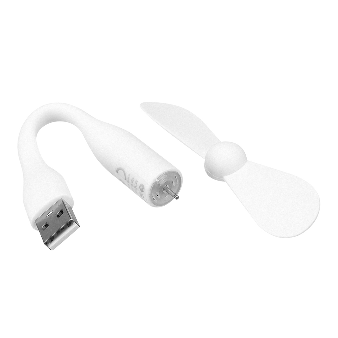 TAŞINABİLİR ESNEK BEYAZ USB MİNİ FAN SL-UF05 (4812)