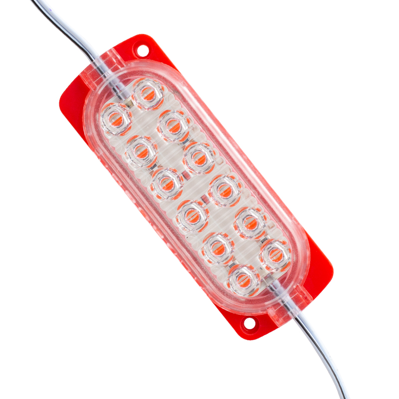 TEK RENK KIRMIZI MODÜL LED 2835 24 VOLT 2.4 WATT (4812)
