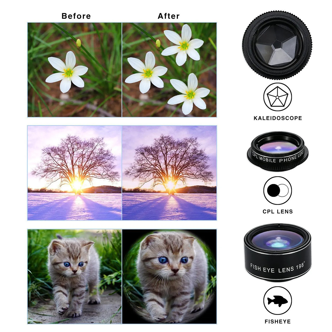 TELEFON KAMERA 6LI SET LENS KİTİ (4812)