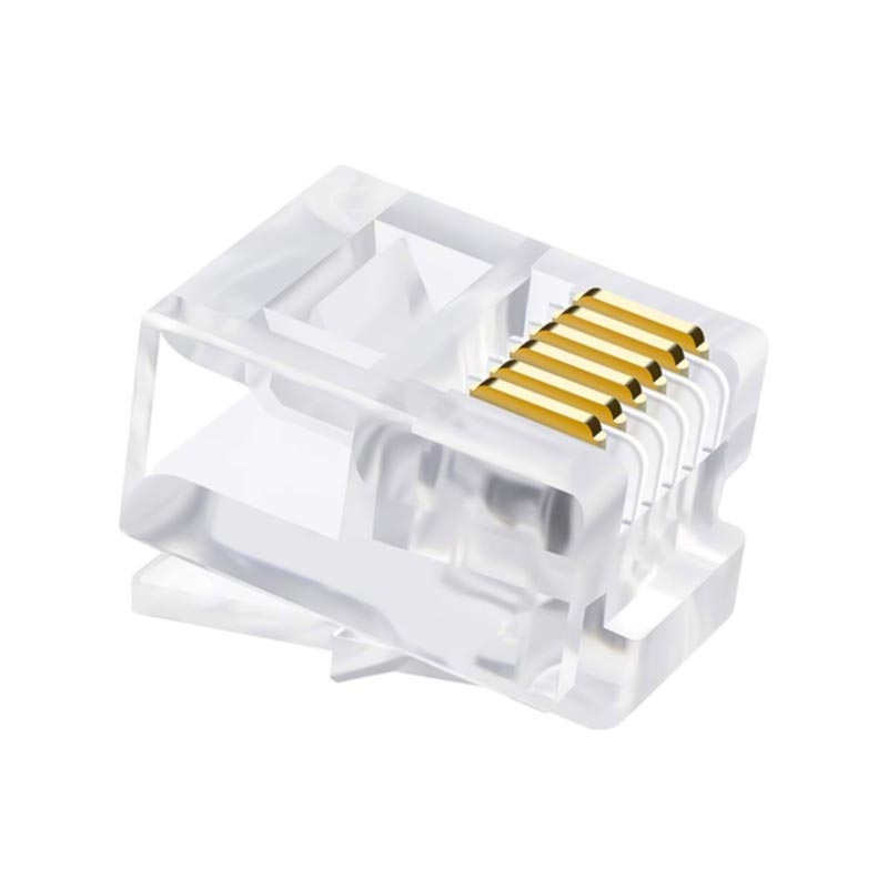 TELEFON SOKETİ 6P/6C 100 LÜK PAKET (4812)
