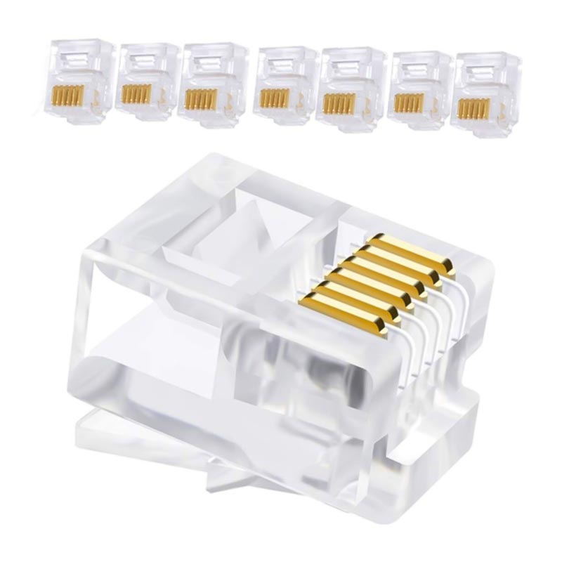 TELEFON SOKETİ 6P/6C 100 LÜK PAKET (4812) TELEFON SOKETİ 6P/6C 100 LÜK PAKET (4812)