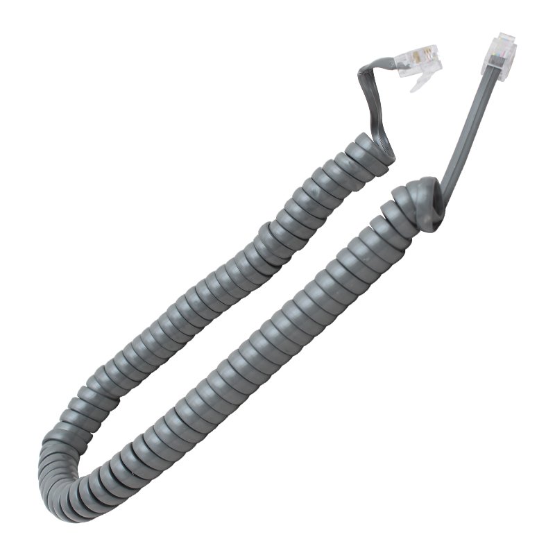 TELEFON SPIRAL KABLO GRİ ELEKTROMER (4812)