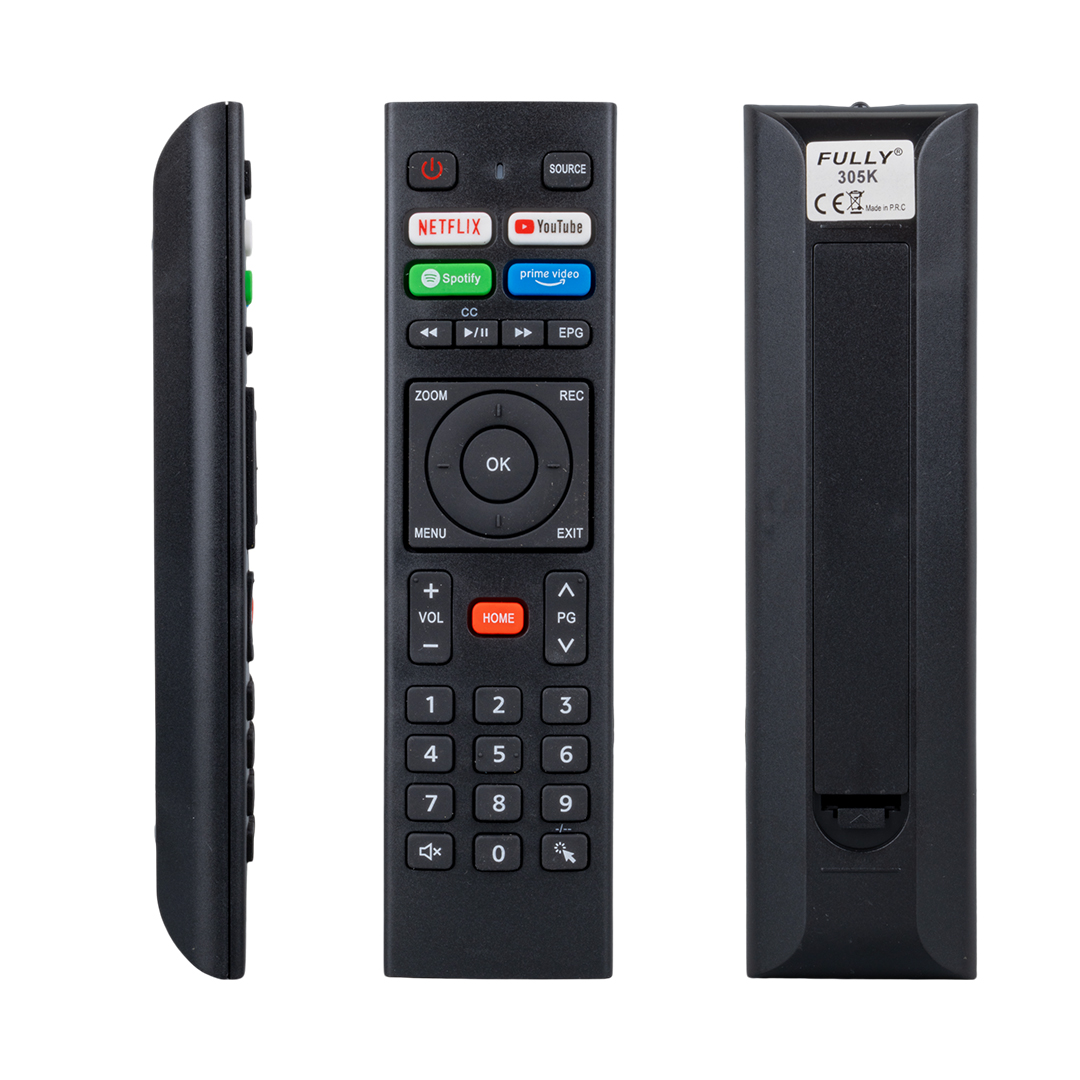 TELENOVA NETFLIX - YOUTUBE - SPOTIFY - PRIME VIDEO TUŞLU SES KOMUTSUZ LCD LED TV KUMANDA (4812)