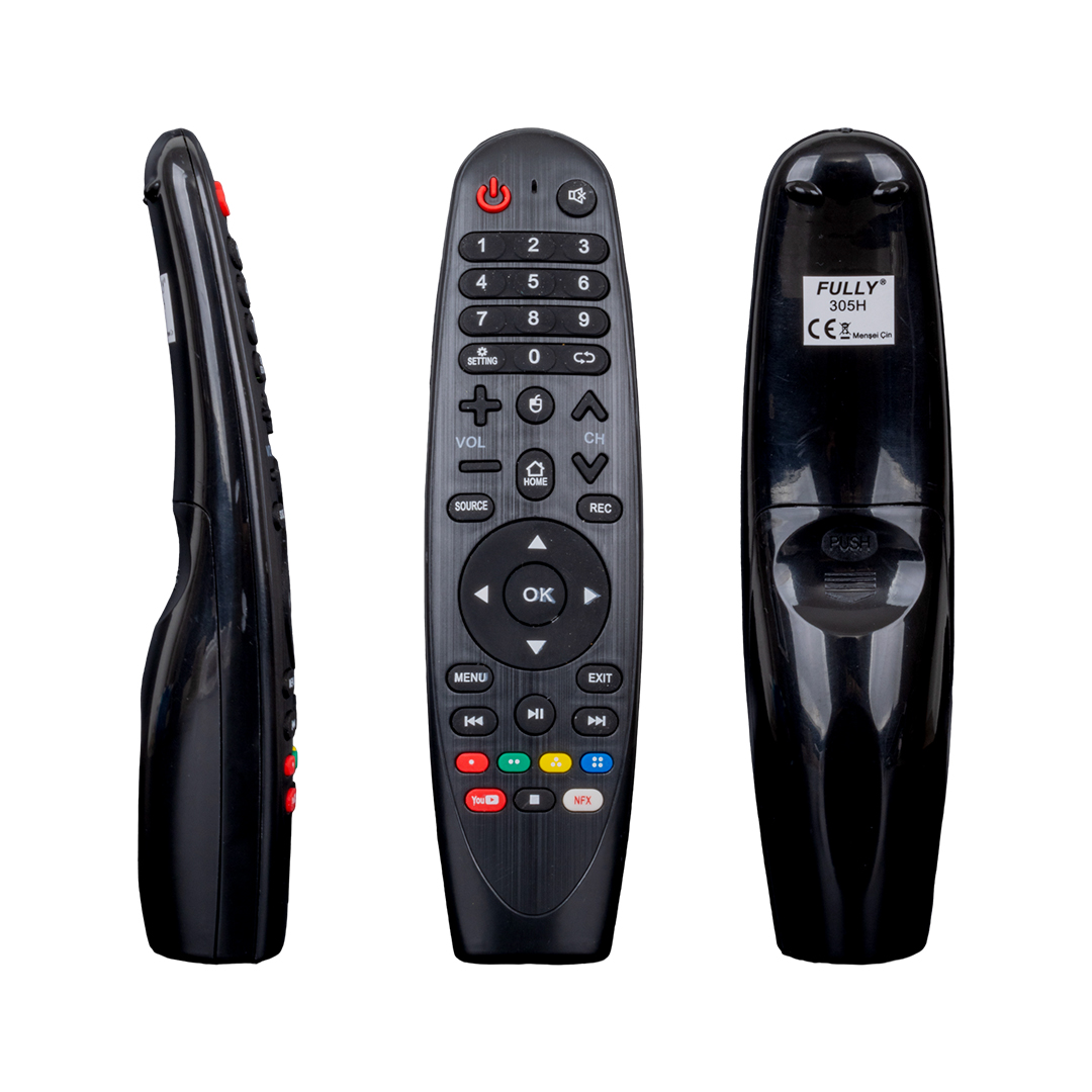 TELENOVA YOUTUBE-NETFLIX TUŞLU LCD-LED SES KOMUTSUZ TV KUMANDA (4812)