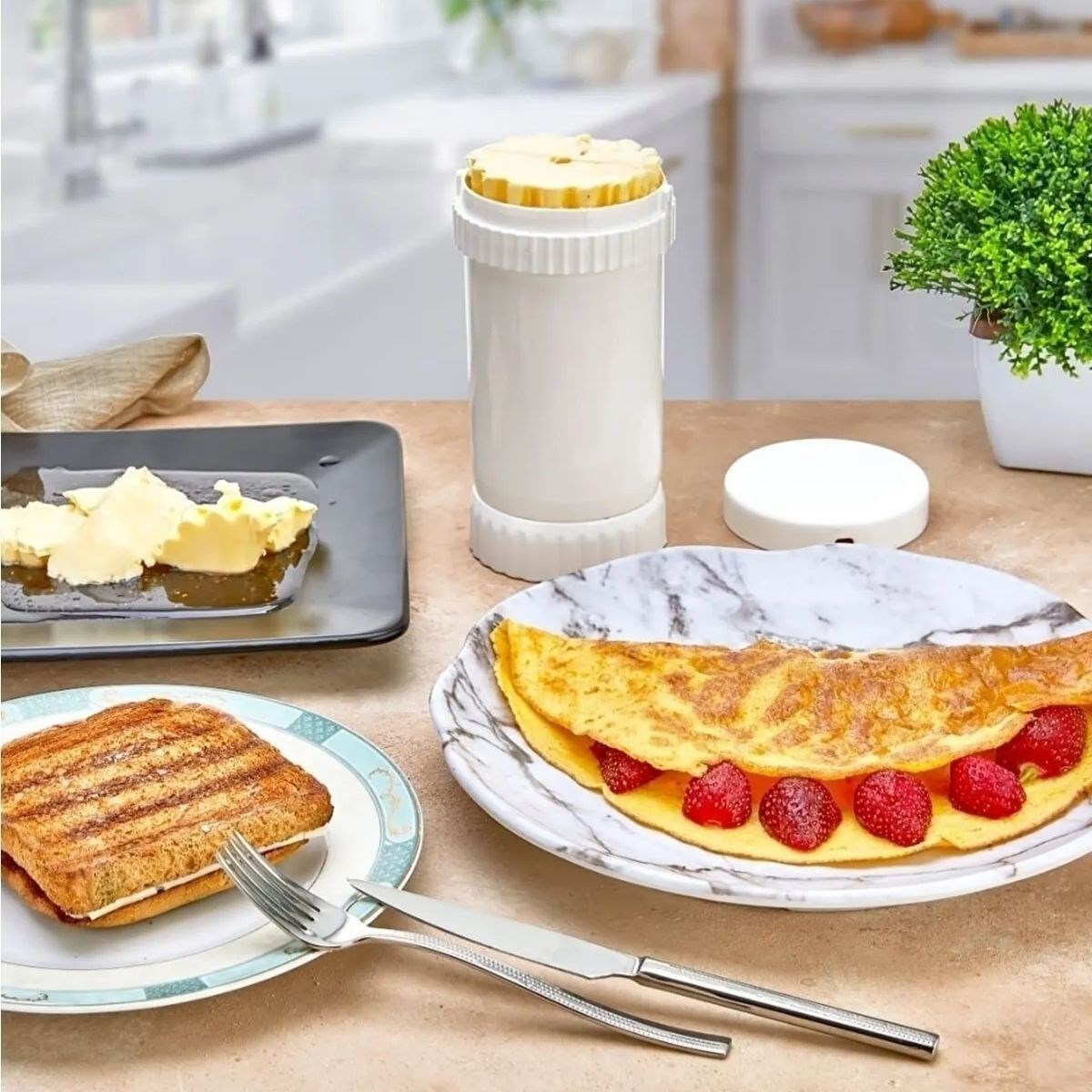 Tereyağı Sürme, Yayma, Saklama, Kesme Aparatı, Tereyağlık (4812)