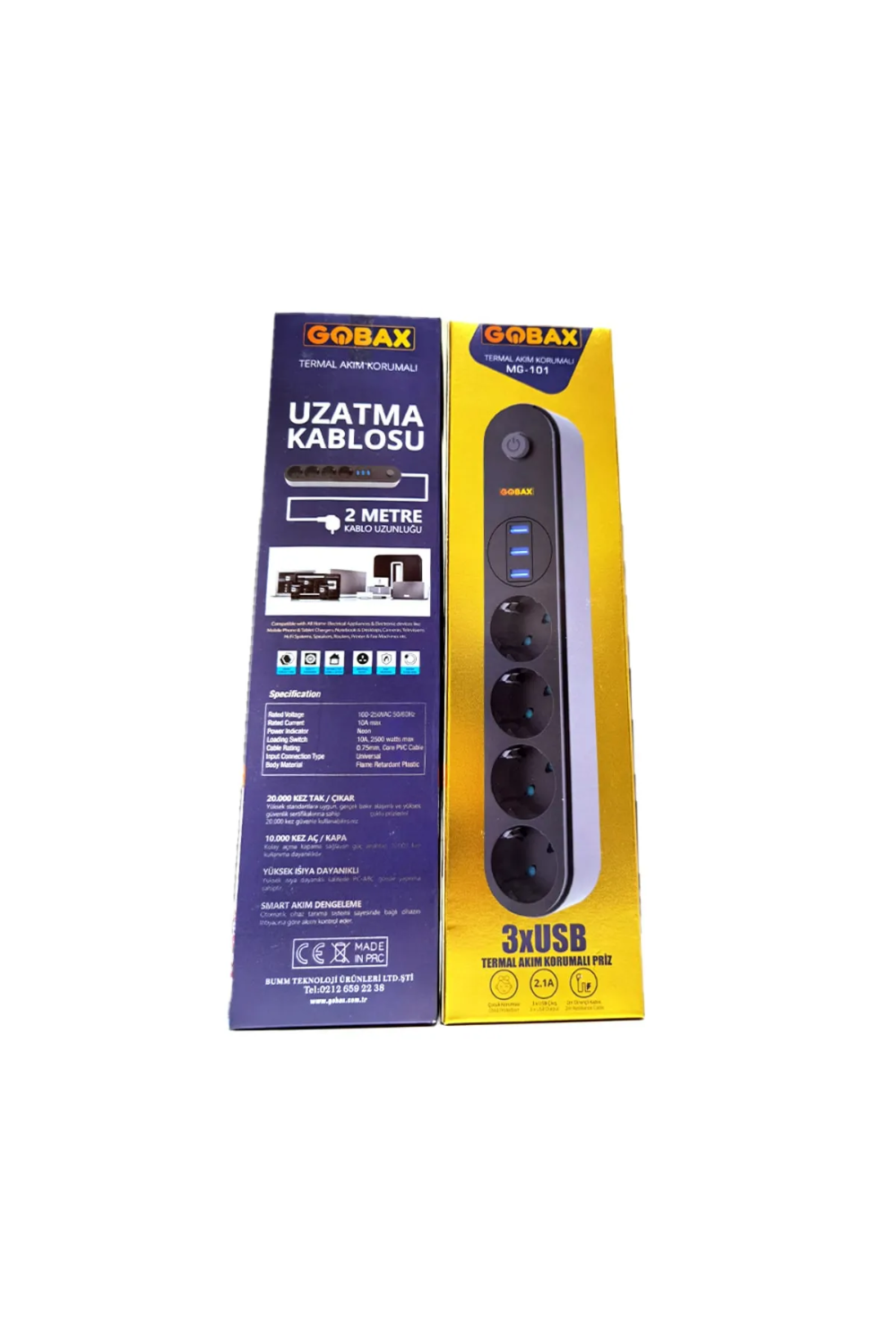 Termal Akım Korumalı Grup Priz Ve 3’lü Usb Şarj Aleti (4812) Termal Akım Korumalı Grup Priz Ve 3’lü Usb Şarj Aleti (4812)