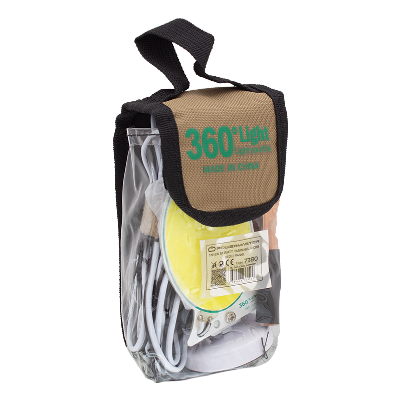 TM-24 COB LEDLİ 13 WATT AKÜ MAŞALI 4 METRE KABLOLU TAŞINABİLİR SEYYAR PANEL LAMBA (4812)