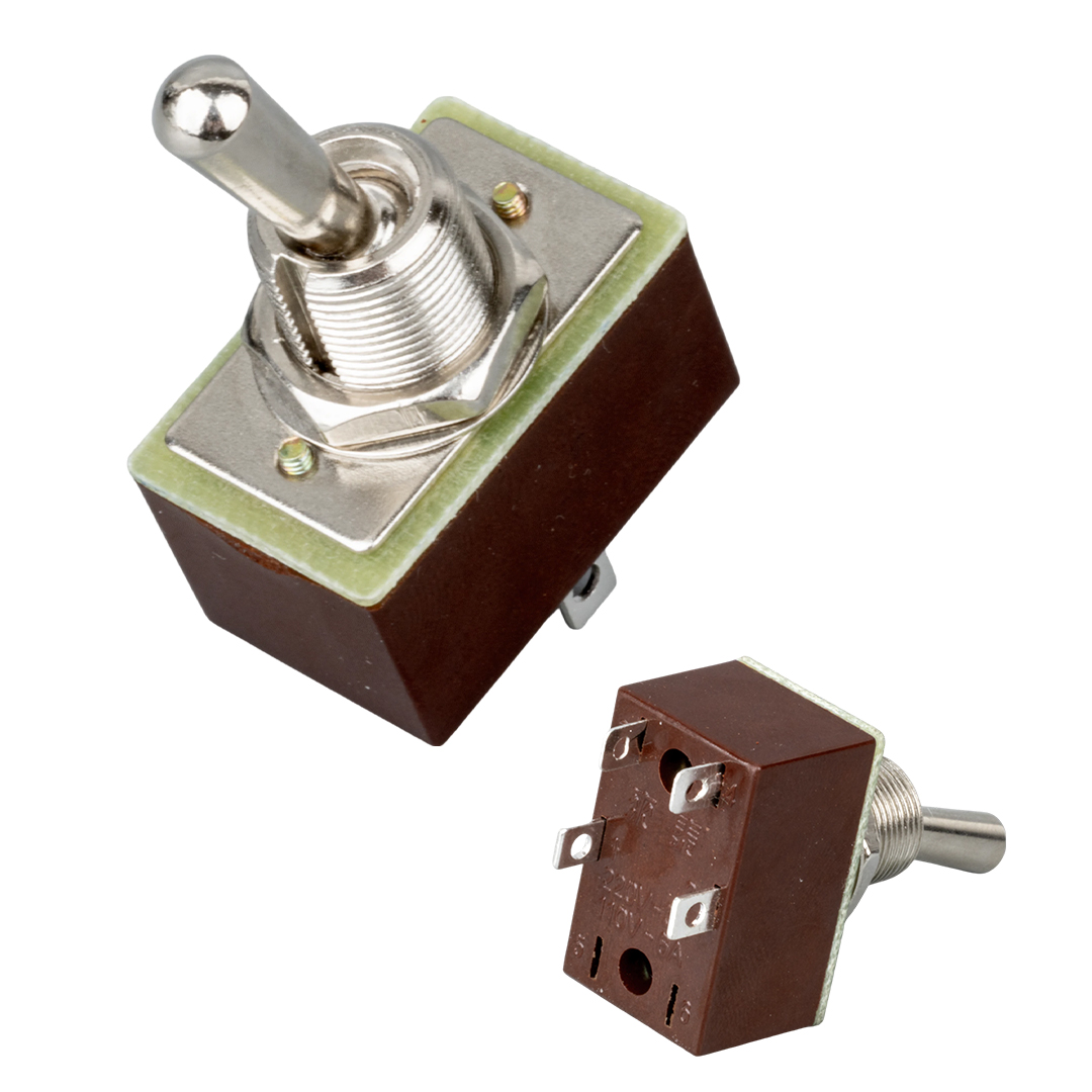 TOGGLE SWİTCH 4P ON-OFF Ø12MM (IC-151C) (4812)