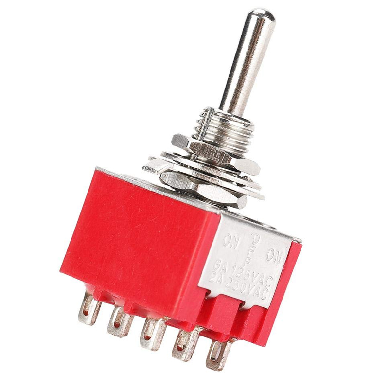 TOGGLE SWİTCH ON-OFF-ON Ø6MM MTS-303 (IC-148B) (4812) TOGGLE SWİTCH ON-OFF-ON Ø6MM MTS-303 (IC-148B) (4812)