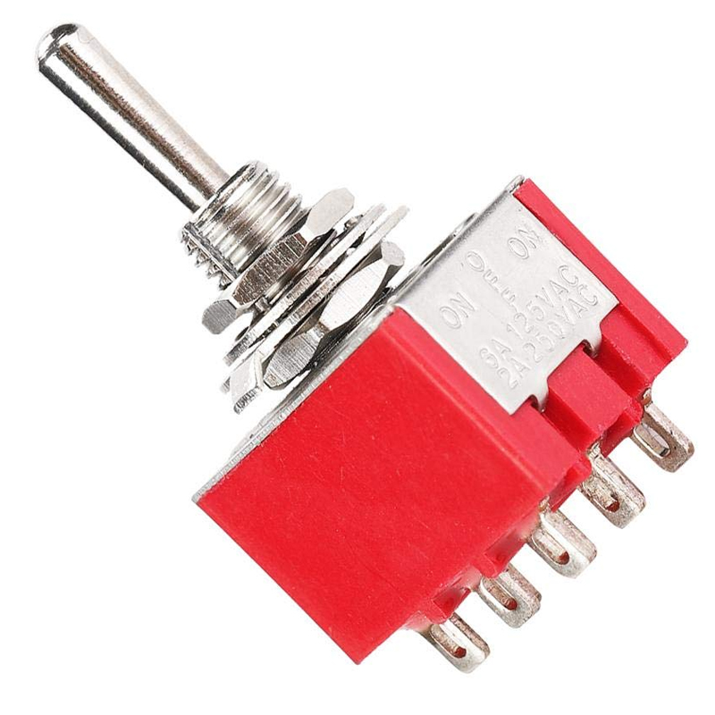 TOGGLE SWİTCH ON-OFF-ON Ø6MM MTS-303 (IC-148B) (4812) TOGGLE SWİTCH ON-OFF-ON Ø6MM MTS-303 (IC-148B) (4812)