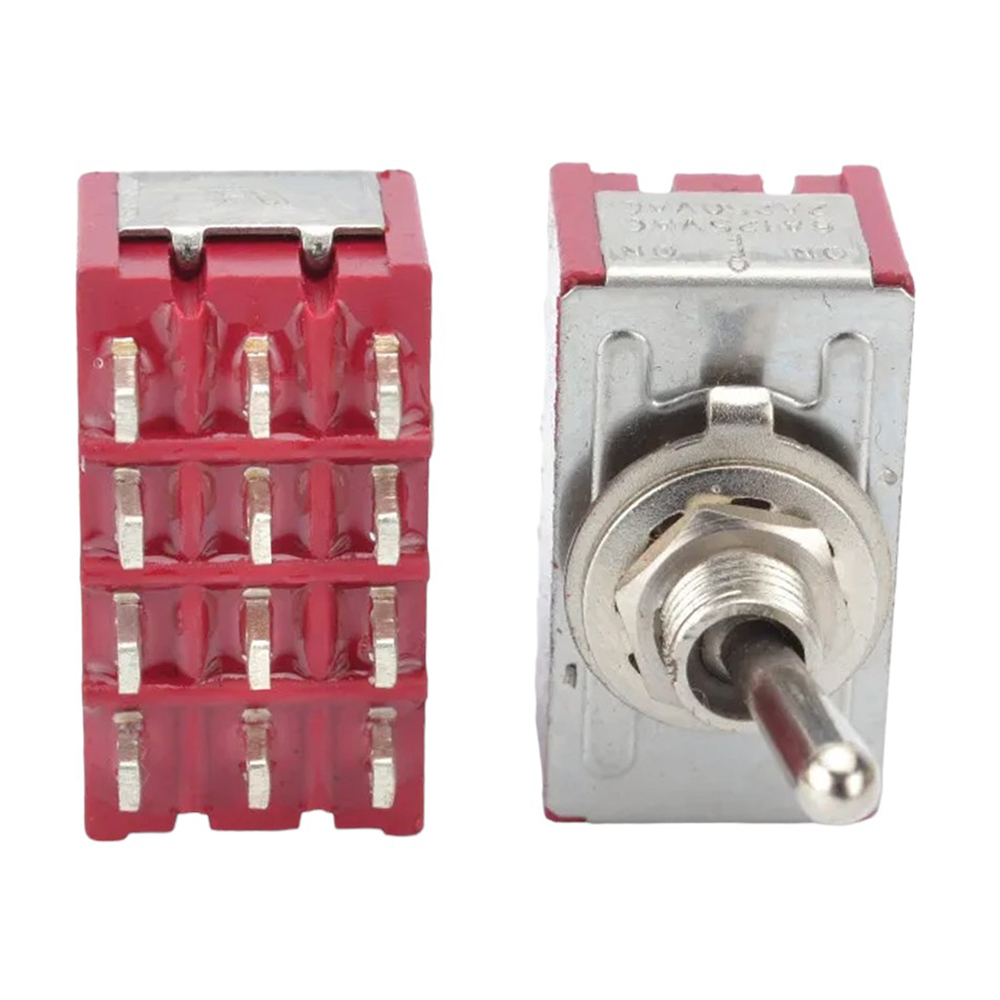 TOGGLE SWİTCH ON-OFF-ON Ø6MM 12P MTS-403 (IC-148D) (4812)