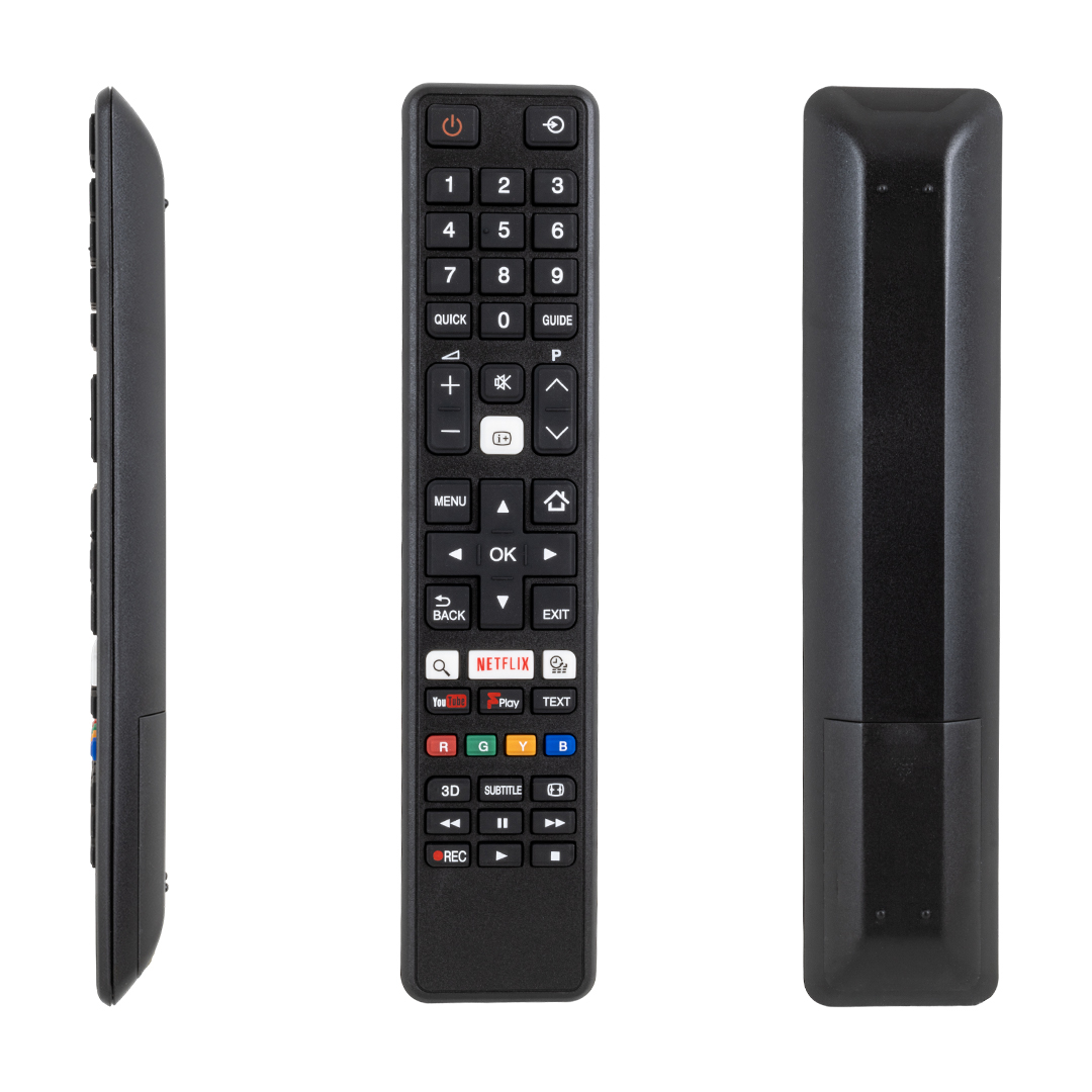 TOSHIBA CT-8069 NETFLIX*YOUTUBE TUŞLU SİYAH LCD/LED TV KUMANDA (4812)