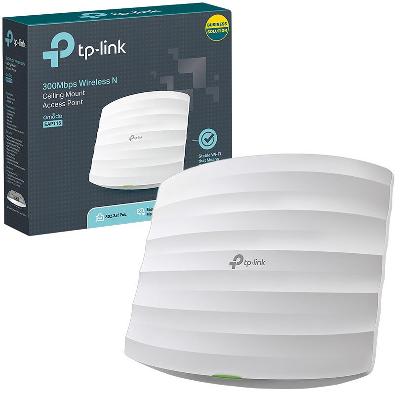 TP-LINK EAP115 300 MBPS POE KABLOSUZ N TAVAN TİPİ ACCESS POINT (4812) TP-LINK EAP115 300 MBPS POE KABLOSUZ N TAVAN TİPİ ACCESS POINT (4812)
