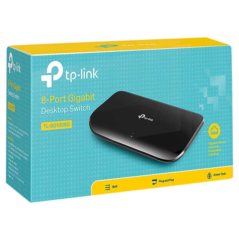 TP-LINK TL-SG1008D 8 PORT 10/100/1000 MPBS GIGABIT SWITCH (4812) TP-LINK TL-SG1008D 8 PORT 10/100/1000 MPBS GIGABIT SWITCH (4812)