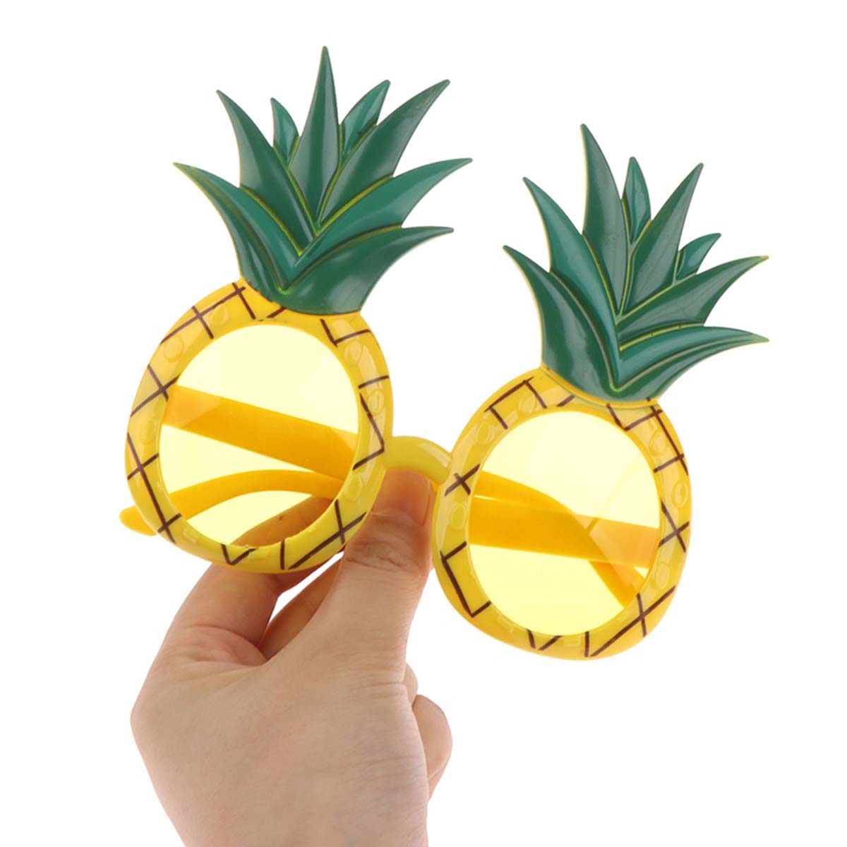 Tropikal Hawaii Ananas Şekilli Parti Gözlüğü 9.5 x 14 cm (4812)