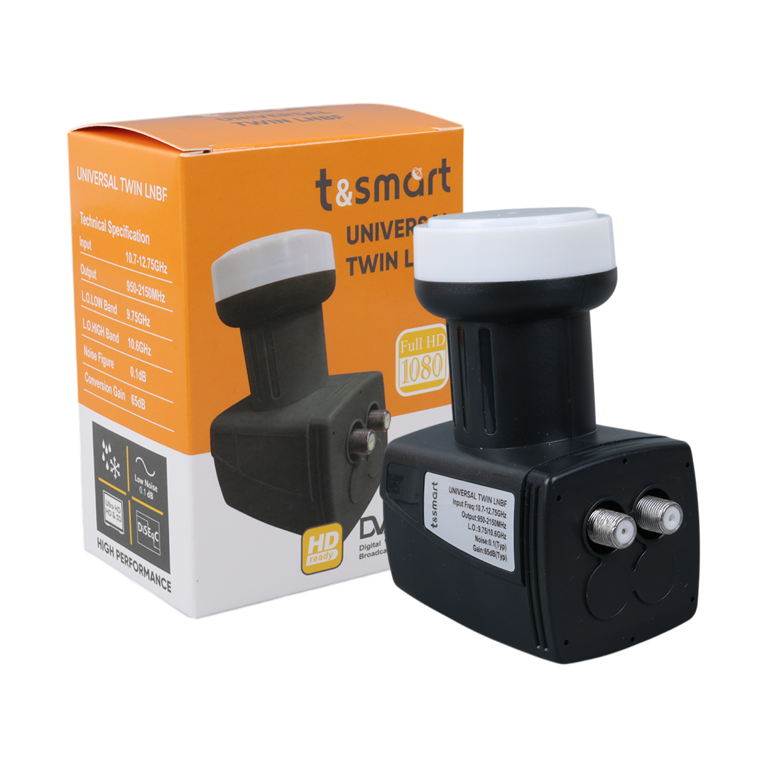 TSMART 0.1DB ULTRA HD 4K UNIVERSAL TWİN ÇİFT ÇIKIŞLI LNB (4812) TSMART 0.1DB ULTRA HD 4K UNIVERSAL TWİN ÇİFT ÇIKIŞLI LNB (4812)