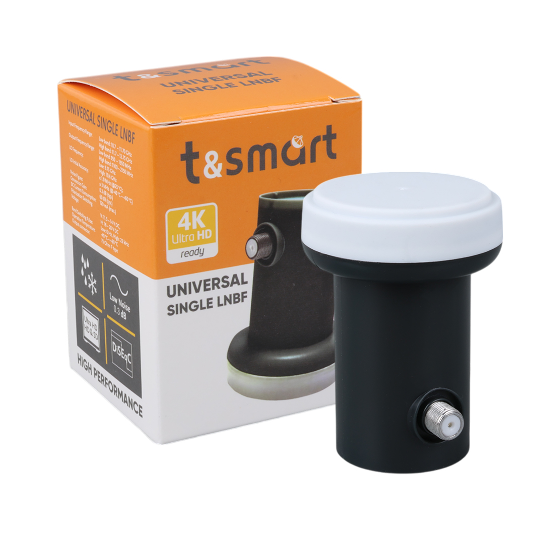 TSMART 0.7DB ULTRA HD 4K UNIVERSAL TEK ÇIKIŞLI SINGLE LNB (4812) TSMART 0.7DB ULTRA HD 4K UNIVERSAL TEK ÇIKIŞLI SINGLE LNB (4812)