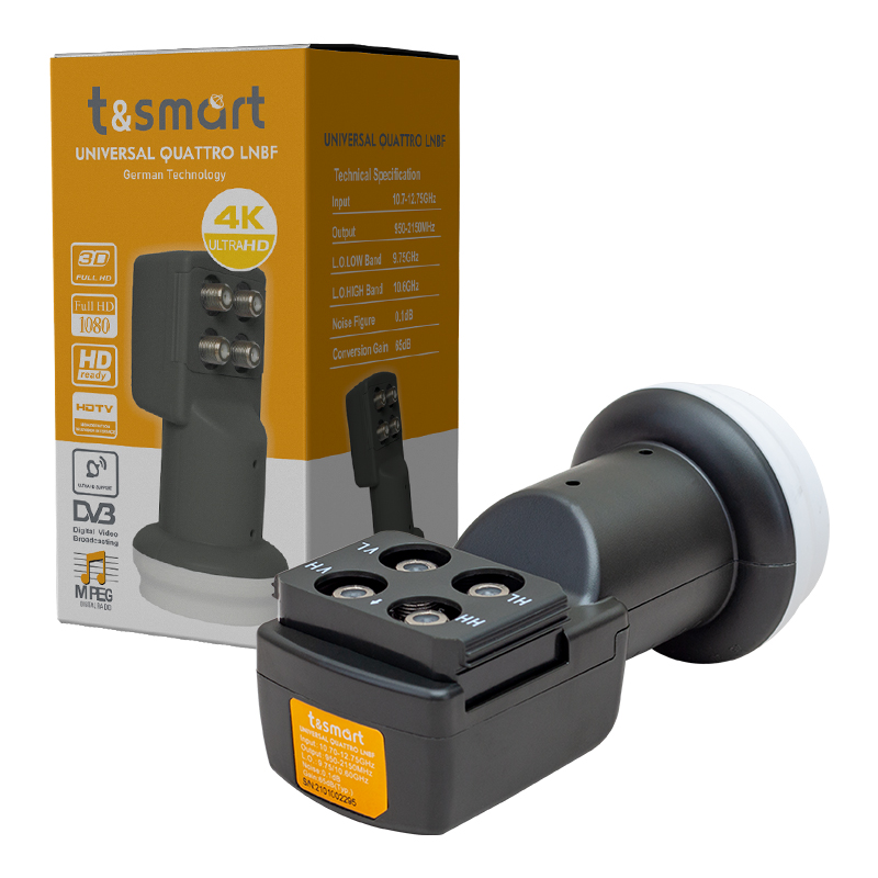 TSMART ULTRA HD 4K UNIVERSAL QUATTRO SANTRAL DÖRTLÜ LNB 0.1DB (4812) TSMART ULTRA HD 4K UNIVERSAL QUATTRO SANTRAL DÖRTLÜ LNB 0.1DB (4812)