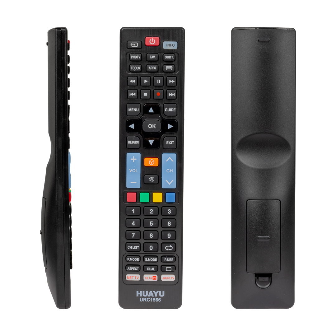 URC1566 5 IN 1 YOUTUBE - NETFLIX - AMAZON TUŞLU UNIVERSAL LCD- LED TV KUMANDA (4812)
