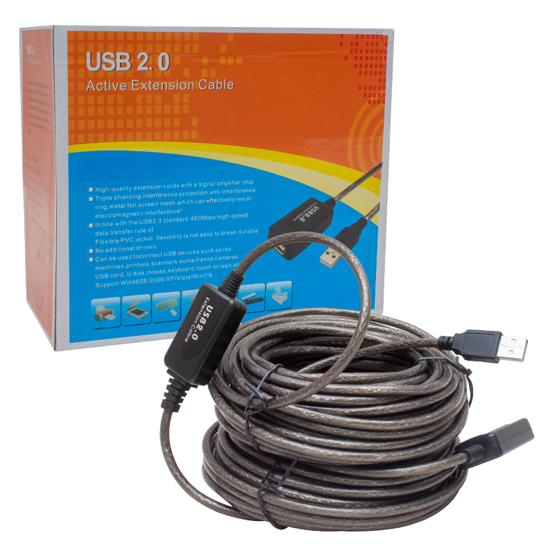 USB 2.0 20 METRE USB UZATMA KABLOSU (4812) USB 2.0 20 METRE USB UZATMA KABLOSU (4812)