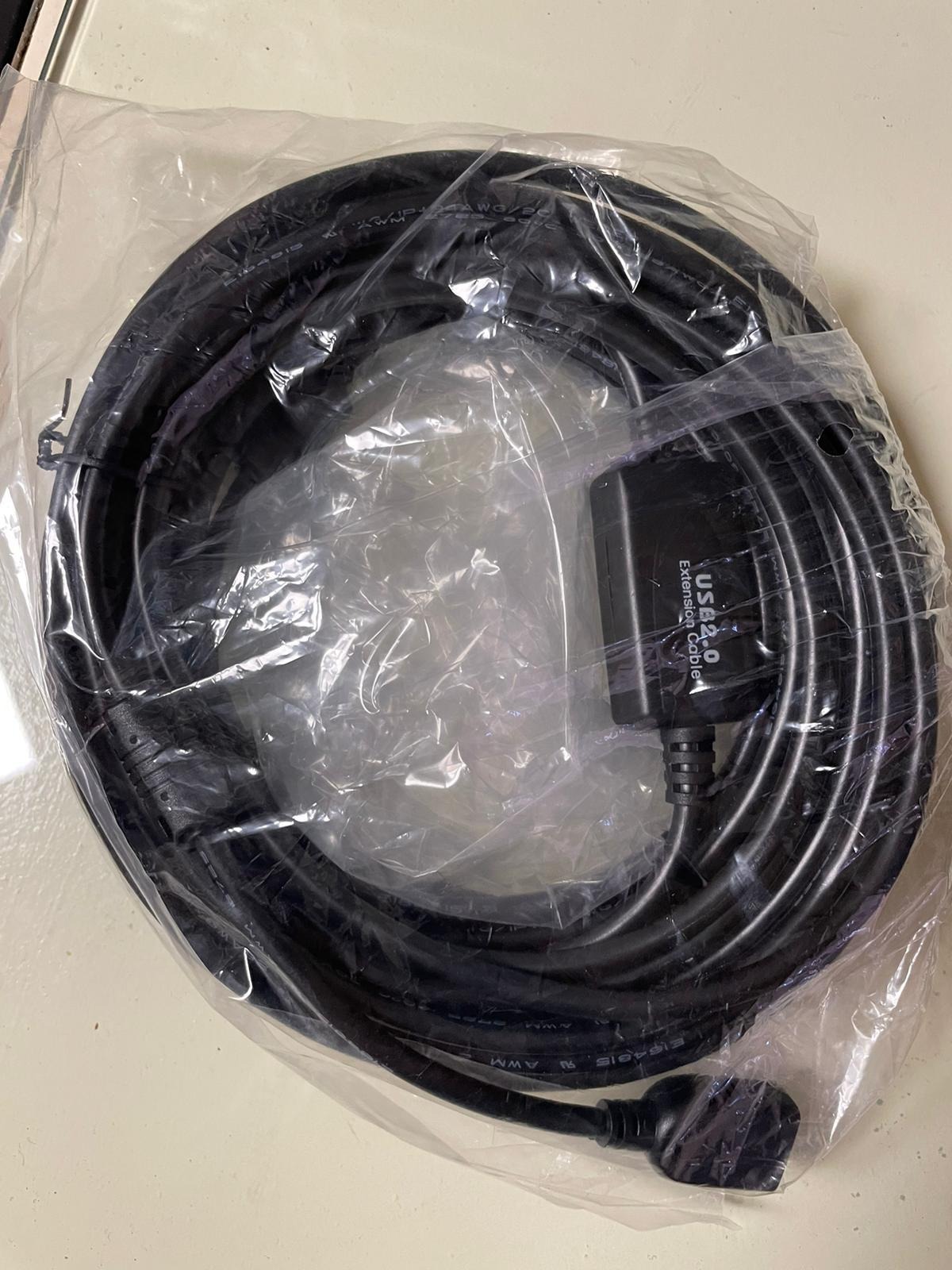 USB 2.0 SİYAH CHİPSET 10 METRE USB UZATMA KABLOSU (4812)