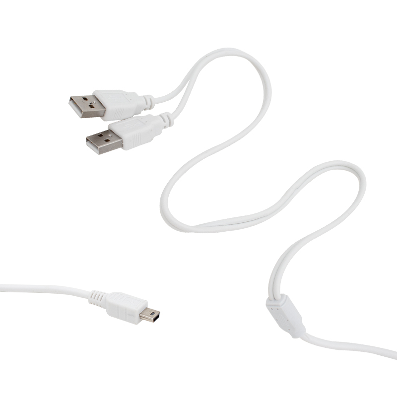 USB 2 X ERKEK - MİNİ USB 5 PİN (2.0V) 1.5 METRE KABLO (4812)