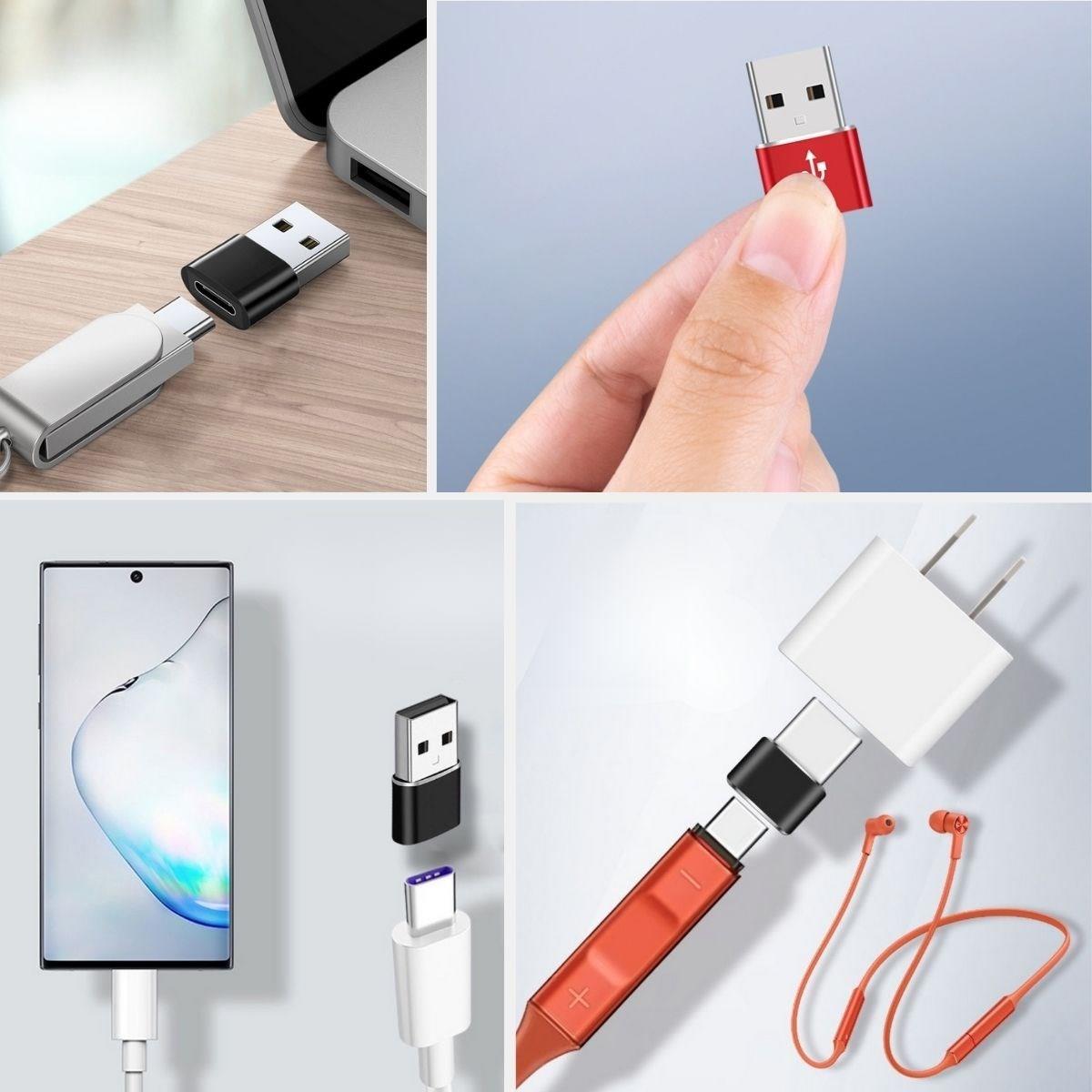 USB&#39;den TYPE-C &#39;ye Dönüştürücü Adaptör Veri Aktarımı Sağlayıcı Şarj Data Çevirici (4812)