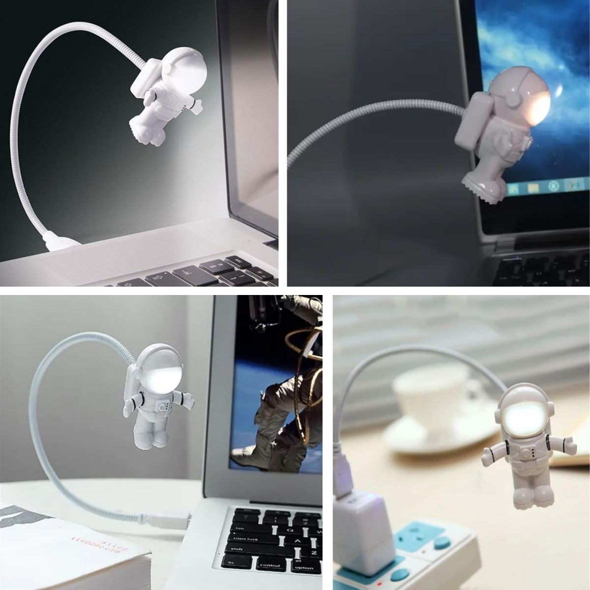 USB Astronot Gece Lambası, Masa Lambası, Kitap Okuma Lambası Işığı (4812) USB Astronot Gece Lambası, Masa Lambası, Kitap Okuma Lambası Işığı (4812)