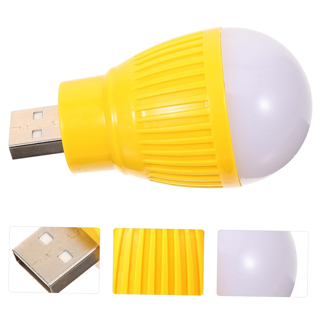 USB BEYAZ GECE LAMBASI MİNİ AMPUL AYDINLATMA (4812)