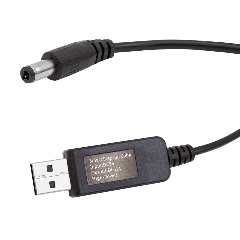 USB TO DC 5.5*2.5MM UÇLU 12 VOLT - 1 AMPER 5 VOLT TO 12 VOLT ÇEVİRİCİ ADAPTÖR (4812)