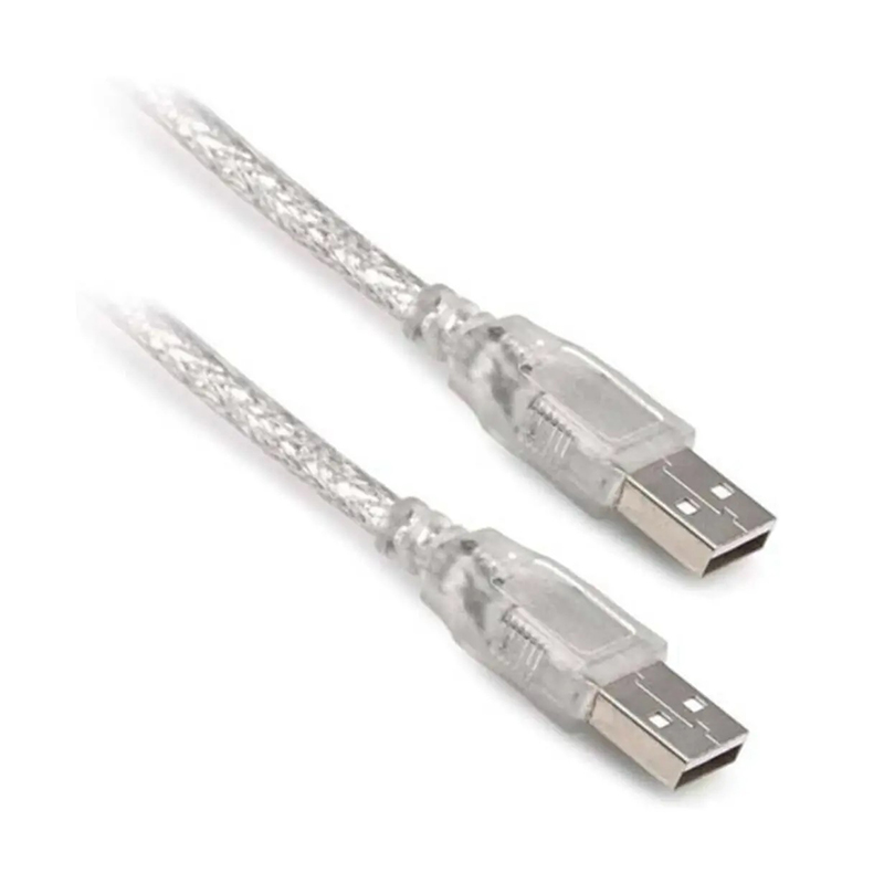 USB ERKEK-ERKEK KABLO 3 METRE ŞEFFAF (4812)