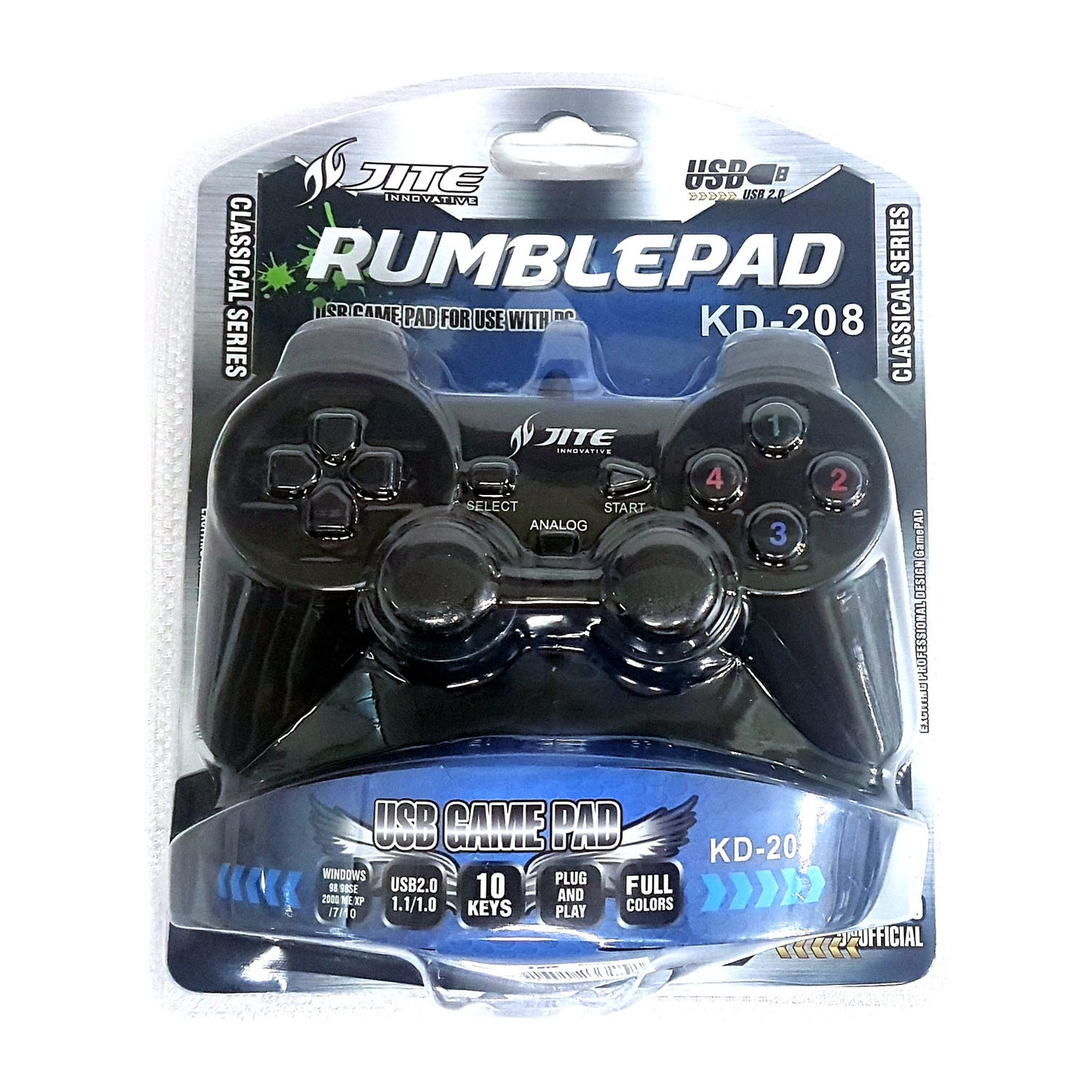 USB GAME PAD JOYSTICK TİTREŞİMLİ ANALOG OYUN KOLU (4812) USB GAME PAD JOYSTICK TİTREŞİMLİ ANALOG OYUN KOLU (4812)