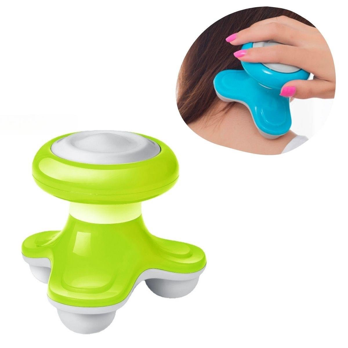 USB Şarjlı Mini Çok Fonksiyonlu Üçgen Şekilli Titreşimli Mini Masaj Aleti (4812)