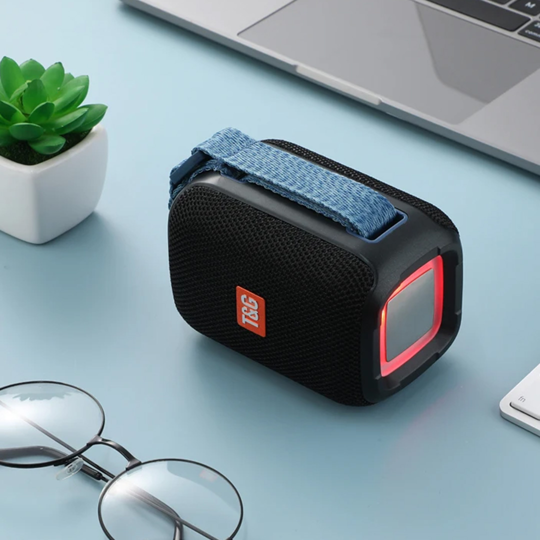 USB/SD/FM/BLUETOOTH DESTEKLİ TAŞINABİLİR LED IŞIKLI WIRELESS HOPARLÖR-339 (4812)