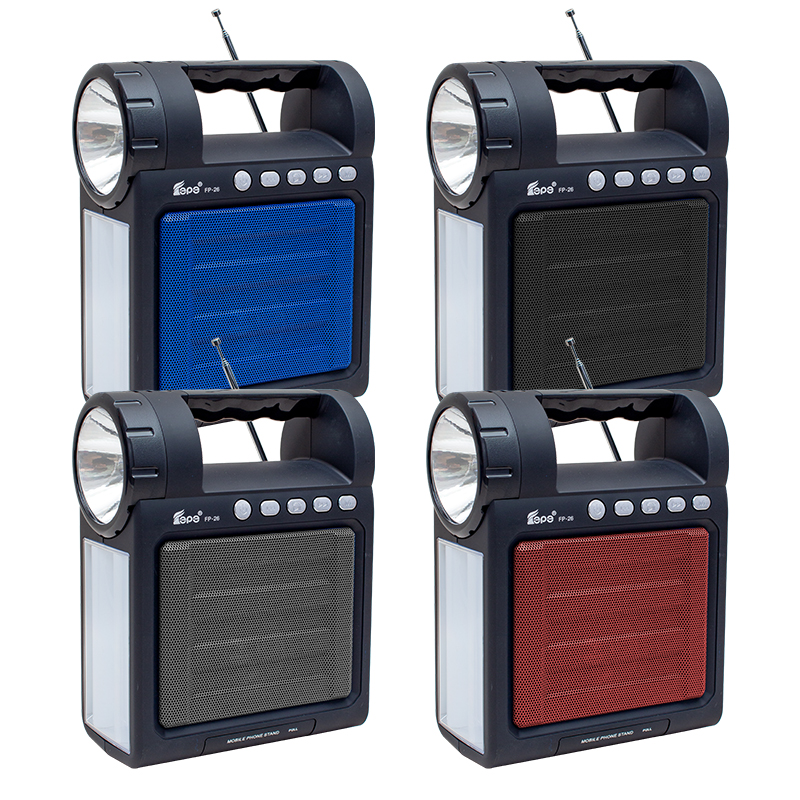 USB/SD/FM/BLUETOOTH DESTEKLİ FENERLİ TAŞINABİLİR HOPARLÖR FP-26 (4812) USB/SD/FM/BLUETOOTH DESTEKLİ FENERLİ TAŞINABİLİR HOPARLÖR FP-26 (4812)
