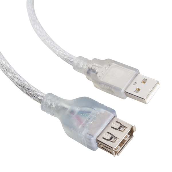 USB UZATMA KABLOSU 1.5 METRE 2.0V ŞEFFAF (4812)
