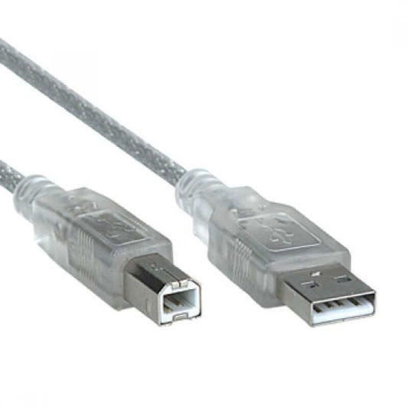 USB YAZICI KABLOSU ŞEFFAF 2.0V 3 METRE  *SL-U2003 (4812)